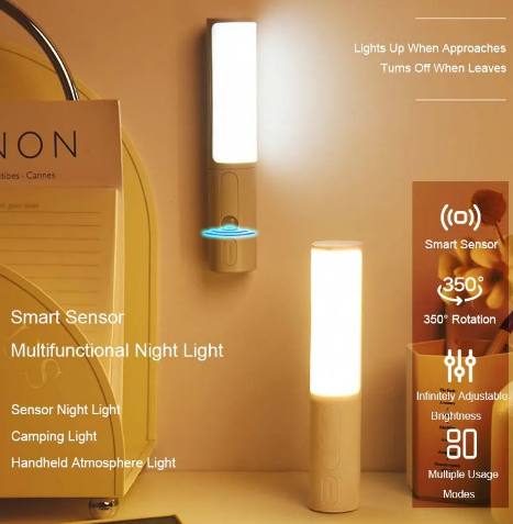 Intelligentes menschliches Körper kleine Induktion nacht lampe Hand Camping Laterne